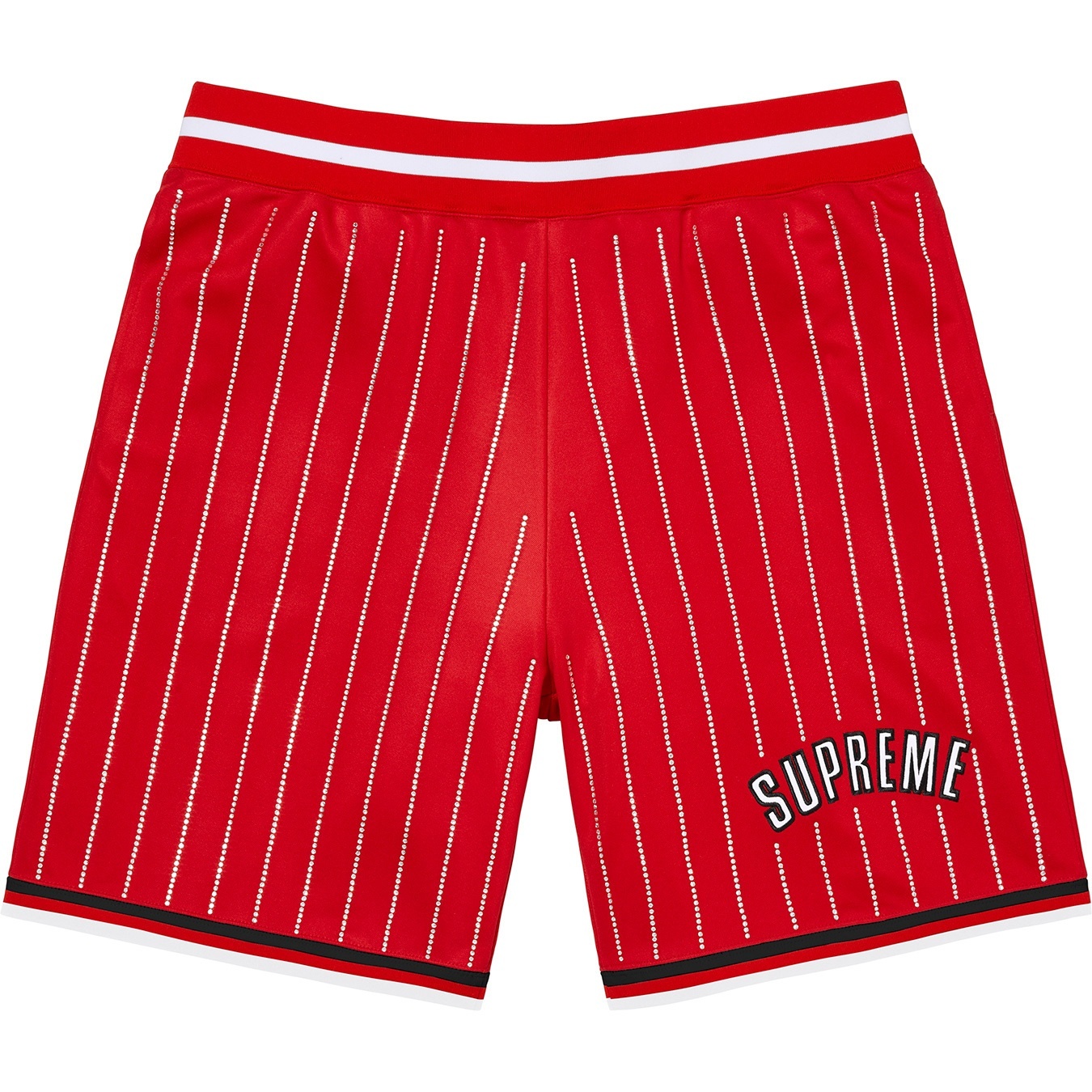 Rhinestone Stripe Basketball Short view 11